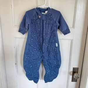 Ergopouch blue starry sky sleep suit sack size 3-12 months